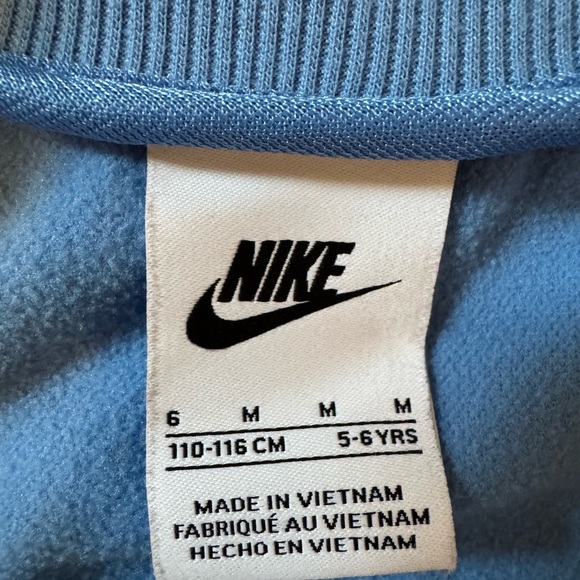 Nike Dri-FIT Youth Light Blue Tracksuit - Picture 4 of 5